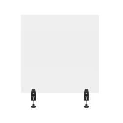30" x 30" Clear Acrylic Divider w/ 2 Side Desk Cla