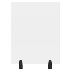 24" x 30" Clear Acrylic Divider w/ 2 Divider Wall