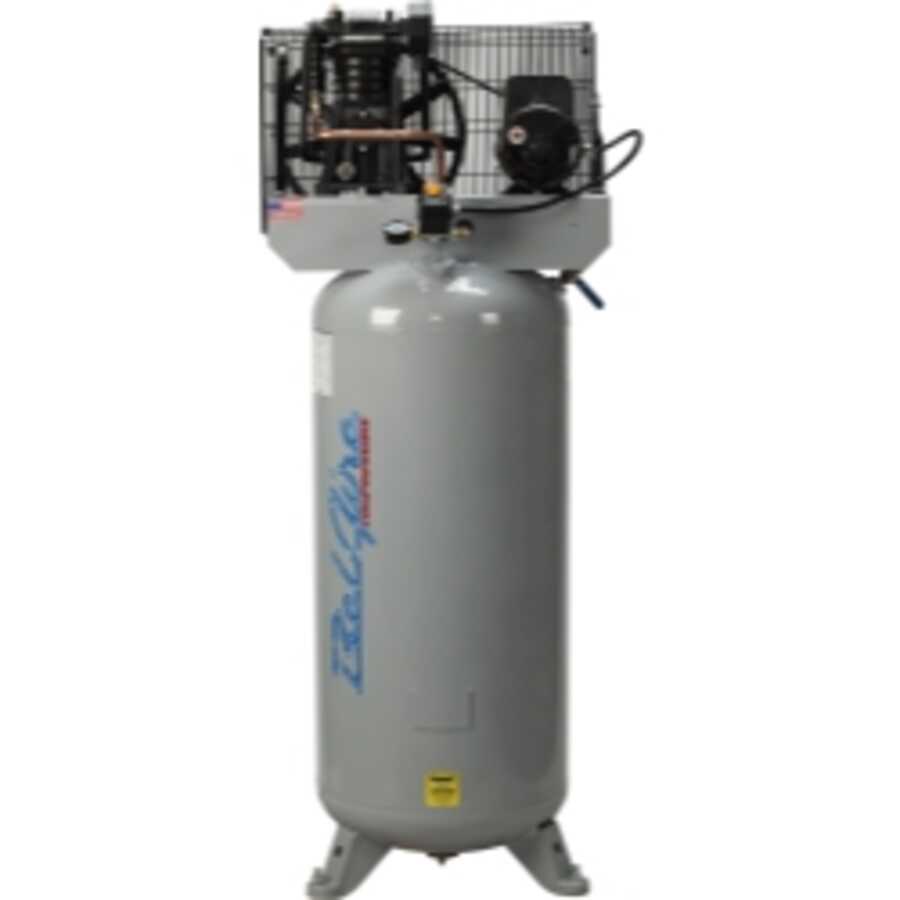 5hp 60 gallon 2 stage compressor 230V 1 phase