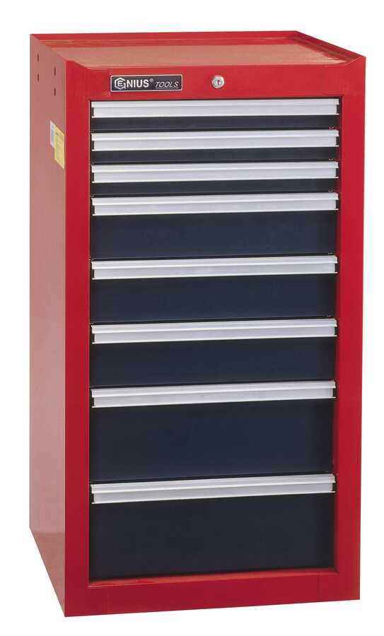 8 Drawer Side Cabinet 18" x 18-3/4" x 37-1/16"