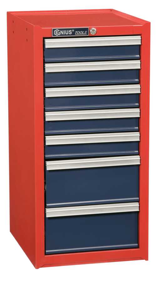 7 Drawer Side Cabinet 15" x 18-1/8" x 32"