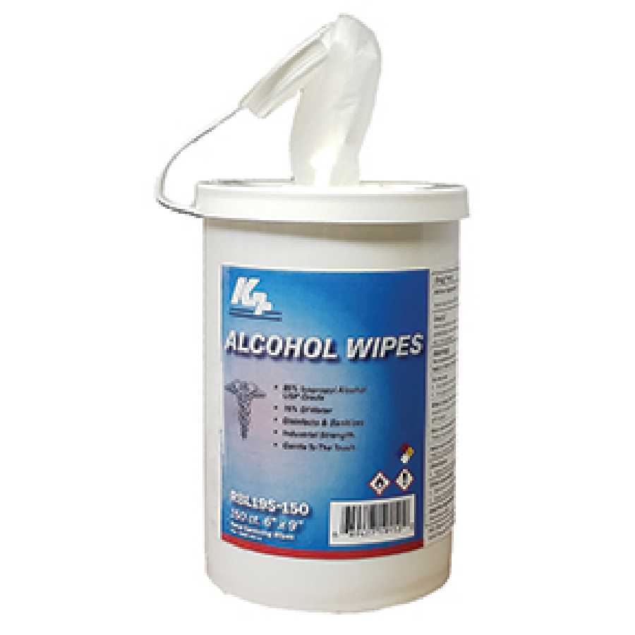 150 CANISTER ALCOHOL WIPES