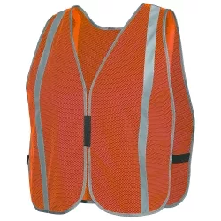 Plain Mesh Safety Vest Stripe (image for) Plain Mesh Safety Vest Stripe