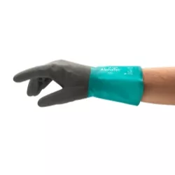 AlphaTec 58-530B, Sea Green/Gray, Size M PK 6 AlphaTec 58-530B, Sea Green/Gray, Size M PK 6
