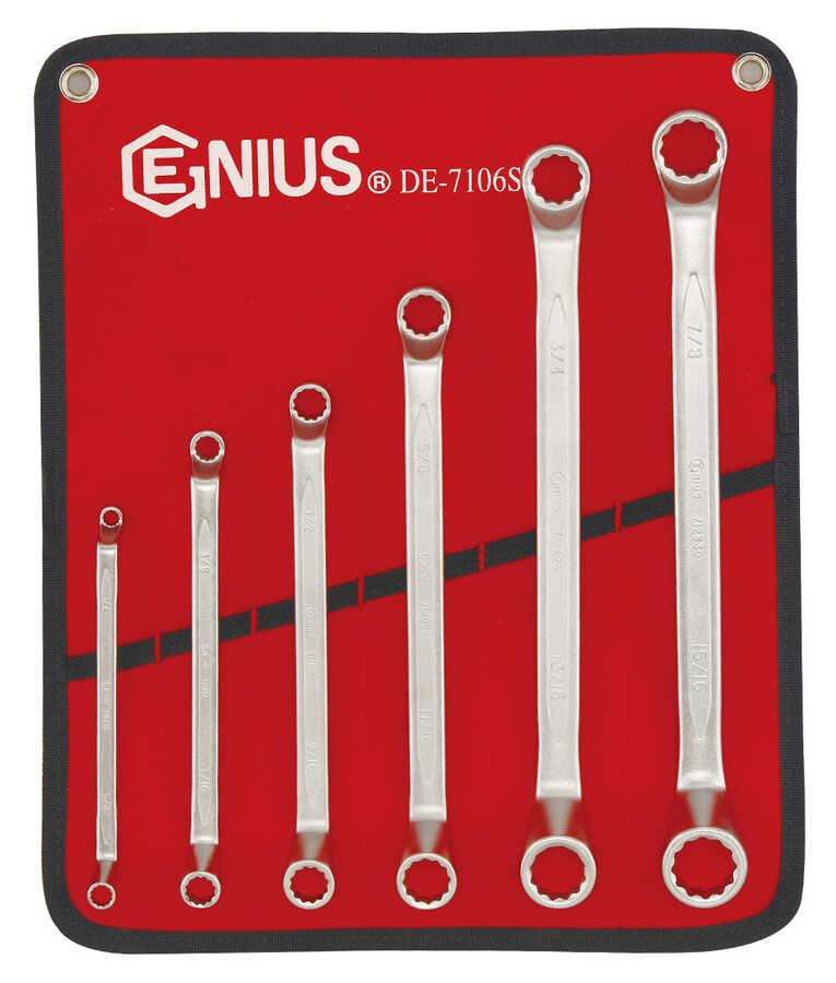 6PC SEA Double Ended Offset Ring Wrench Set
