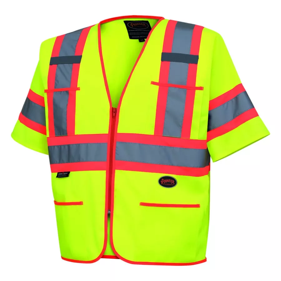 Polyester Sleeved Safety Vest (image for) Polyester Sleeved Safety Vest