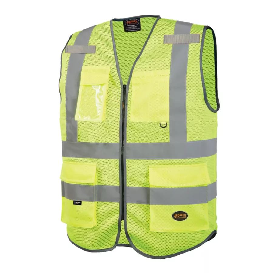 Mesh 9-Pocket Safety Vest (image for) Mesh 9-Pocket Safety Vest