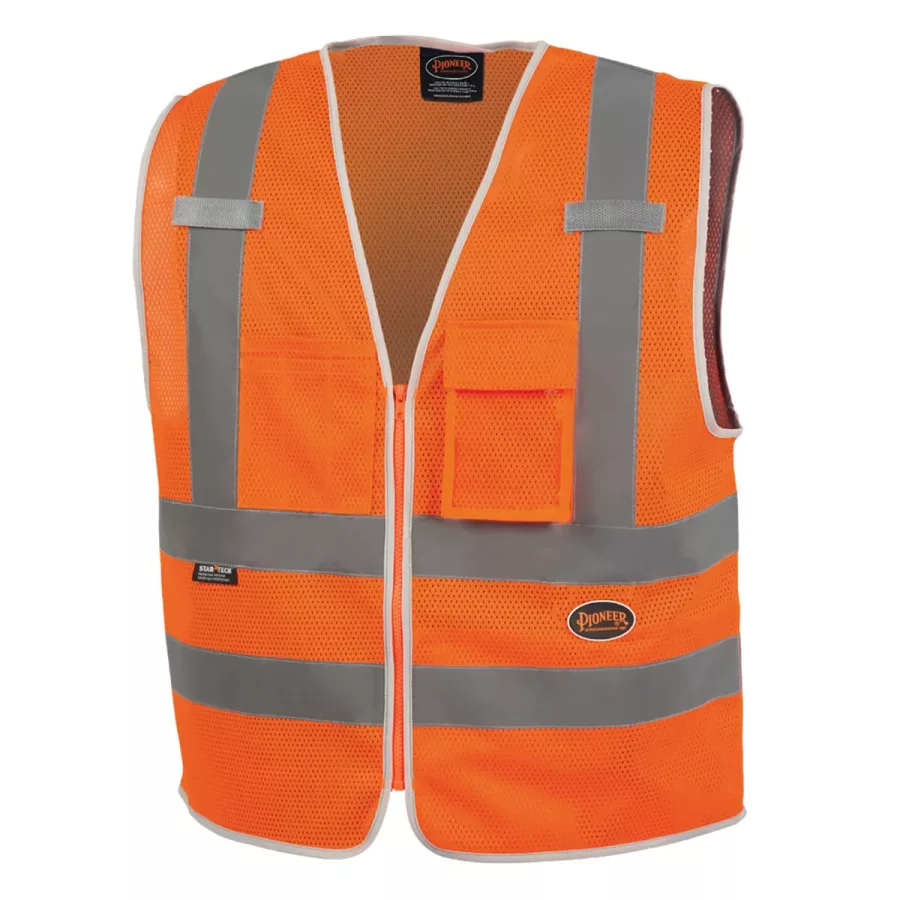 Mesh 8-Pocket Safety Vest