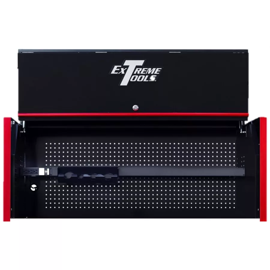 RX Series 55"W x 25" D Extreme Power Hutch Blk Red