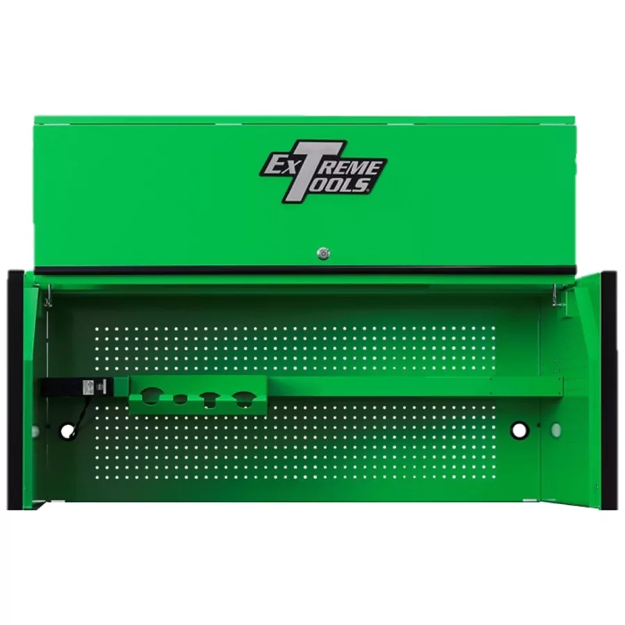 RX Series 55" x 25" Deep Triple Bank Hutch grn blk