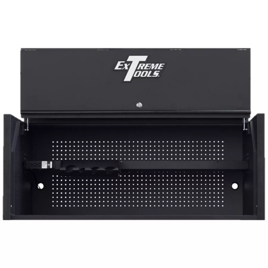 RX Series 55" x 25" Deep Triple Bank Hutch blk blk