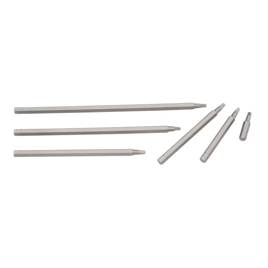 (image for) 1/4" Hex Shank, S#1 Square Screwdriver Bit 160mmL