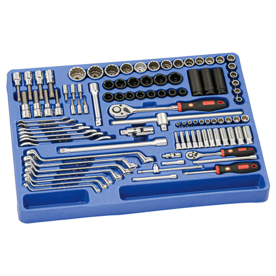 98PC 1/4 & 1/2" Dr. Metric Master Tool set
