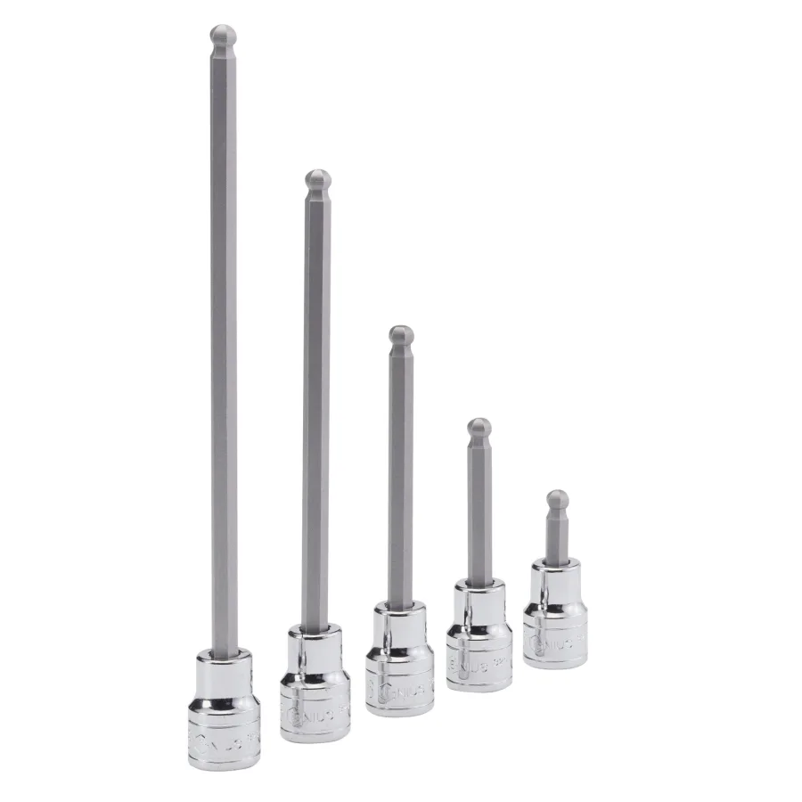 (image for) 3/8" Dr. 7mm Wobble Hex Bit Socket 50mmL