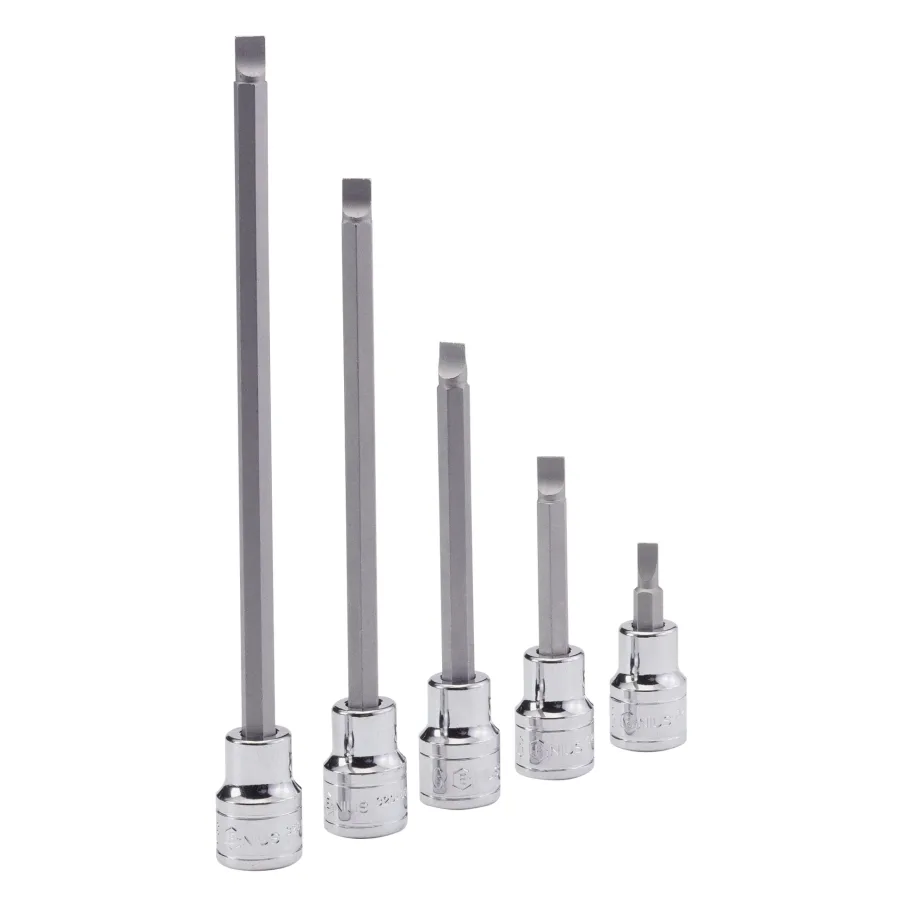 (image for) 3/8" Dr. 0.8 x 5.0mm Slotted Bit Socket 110mmL