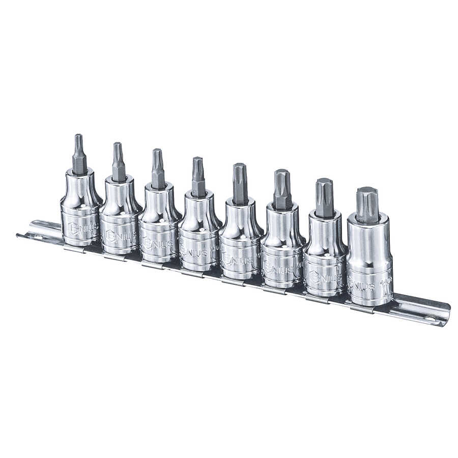 8PC 1/2" Dr. Pentacle Bit Socket Set