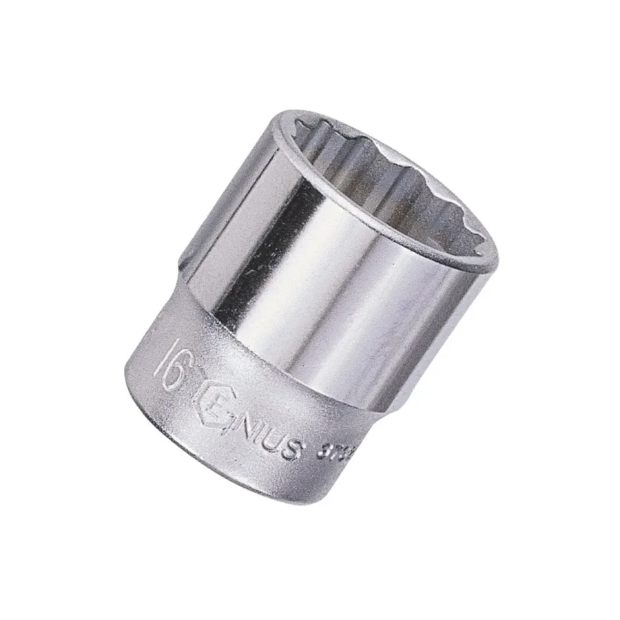 (image for) 3/8" Dr. 10mm Hand Socket 12-Point
