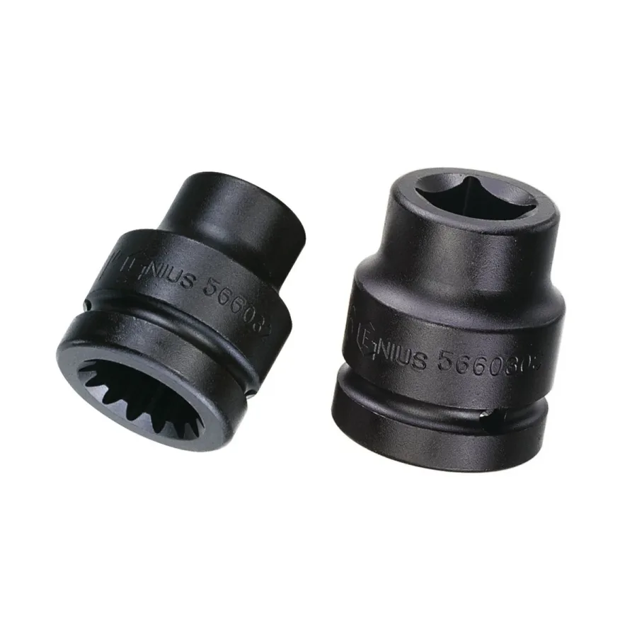 (image for) #5 Spline Drive 1-1/2" Budd Wheel Impact Socket