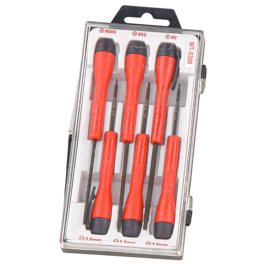 6PC Metric Hex Micro-Tech Screwdriver Set