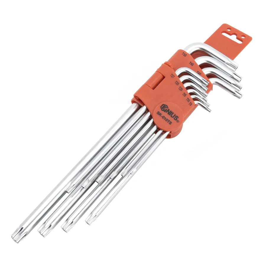(image for) 10PC L-Shaped Tamperproof Star Wrench Set -S2