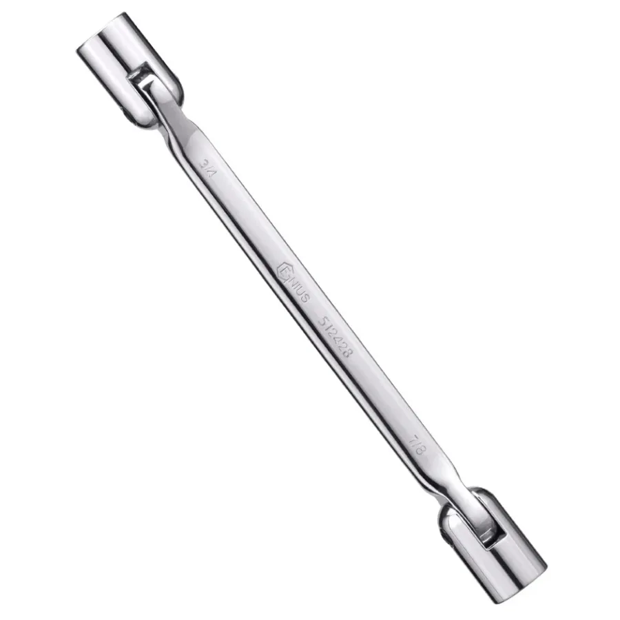 (image for) 5/8" x 11/16" Double Flexible Socket Wrench