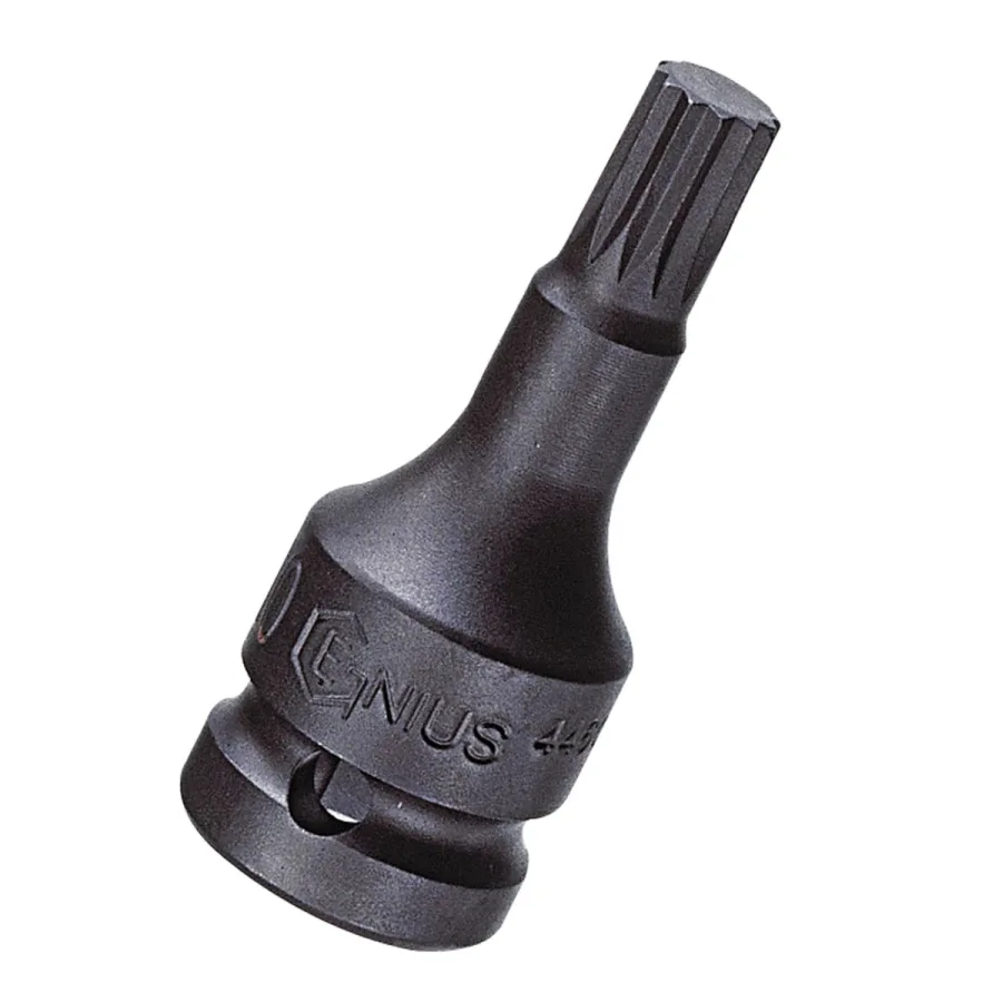 3/8" Dr. M6 Triple Square Head Driver 60mmL