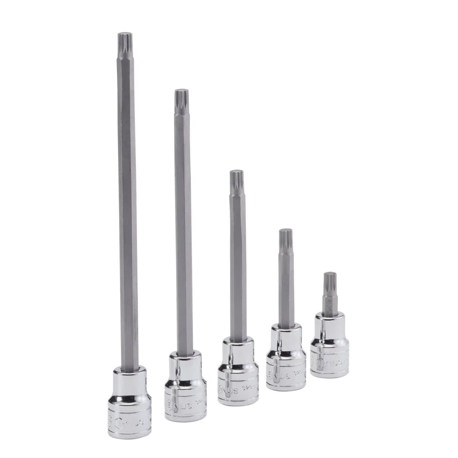(image for) 3/8" Dr. M8 Triple Square Bit Socket 220mmL