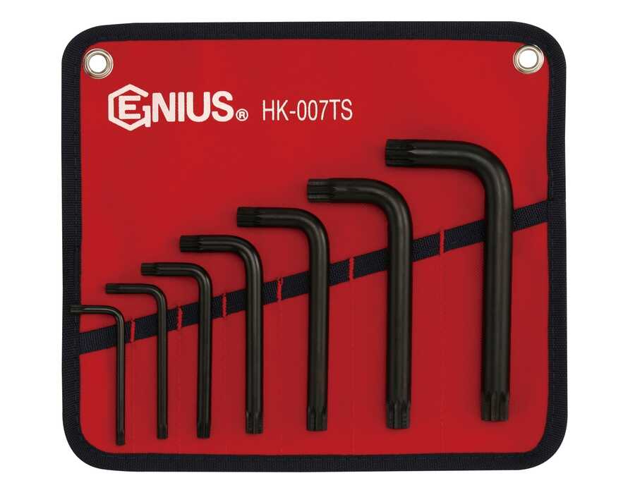 7PC L-Shaped Triple Square Wrench Set