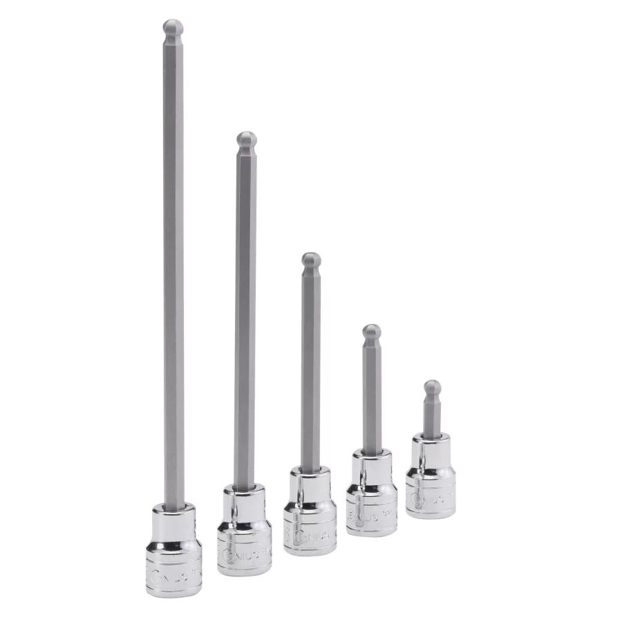 3/8" Dr. 9mm Wobble Hex Bit Socket 220mmL