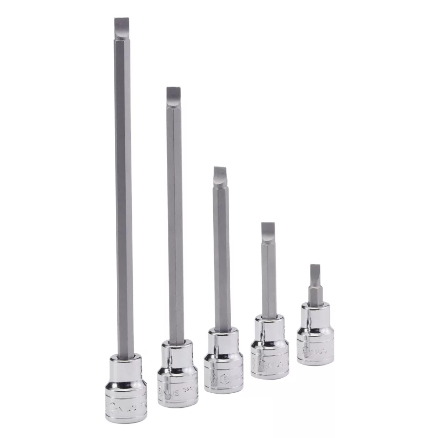 3/8" Dr. 1.0 x 6.0mm Slotted Bit Socket 50mmL (image for) 3/8" Dr. 1.0 x 6.0mm Slotted Bit Socket 50mmL