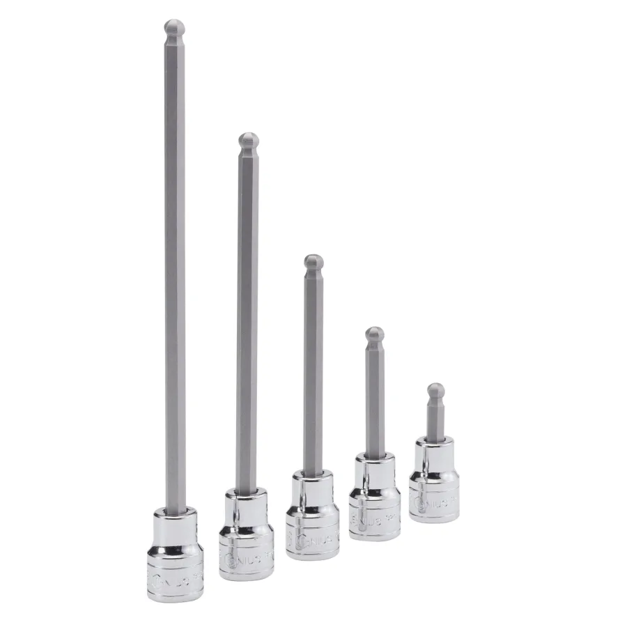 (image for) 1/2" Dr. 7mm Wobble Hex Bit Socket 150mmL