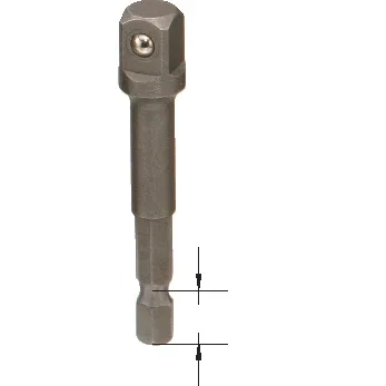 (image for) 1/4" Hex Dr. 1/4" Square Dr. Spinner Handle 65mmL 