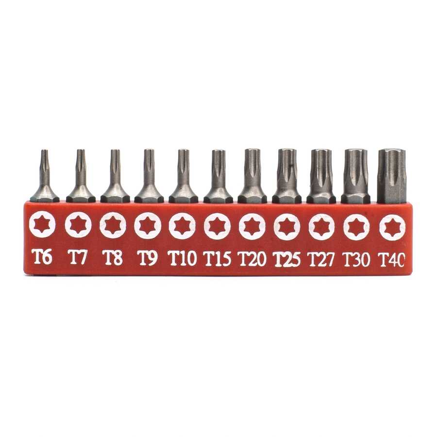 11PC Star Screwdriver Bit Set