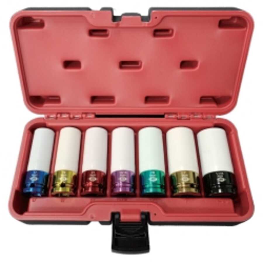 7PC 1/2DR MAG WHEEL SOCKET SET