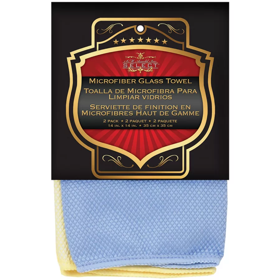 2PK MFBR GLASS TOWEL 14X14