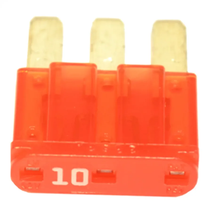 3 Leg Micro Fuse 10 AMP Red (image for) 3 Leg Micro Fuse 10 AMP Red