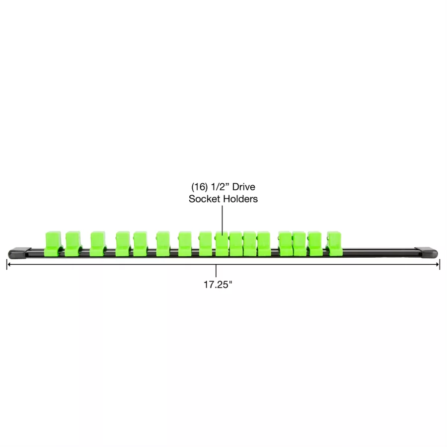 1/2IN DR SOCKET RAIL BLACK