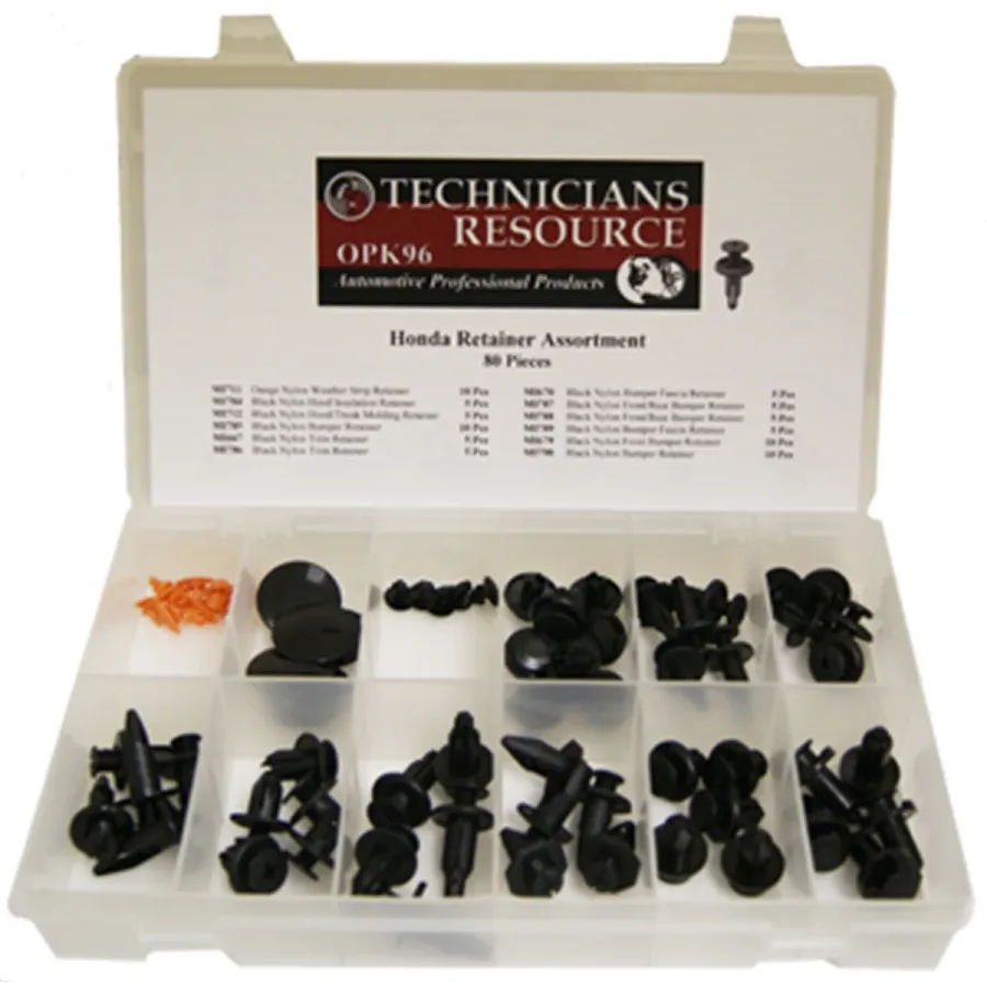 (image for) Honda Retainer Assortment (80 Pcs)