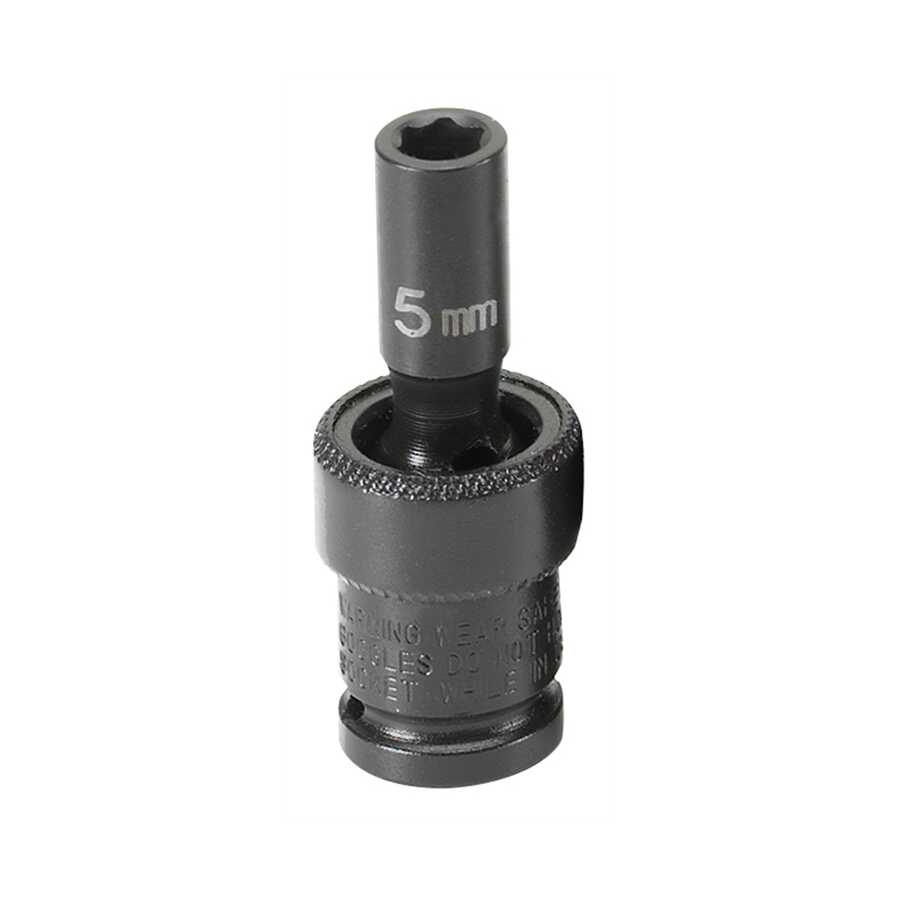SOC 5MM 1/4D IMP UNIV 6PT