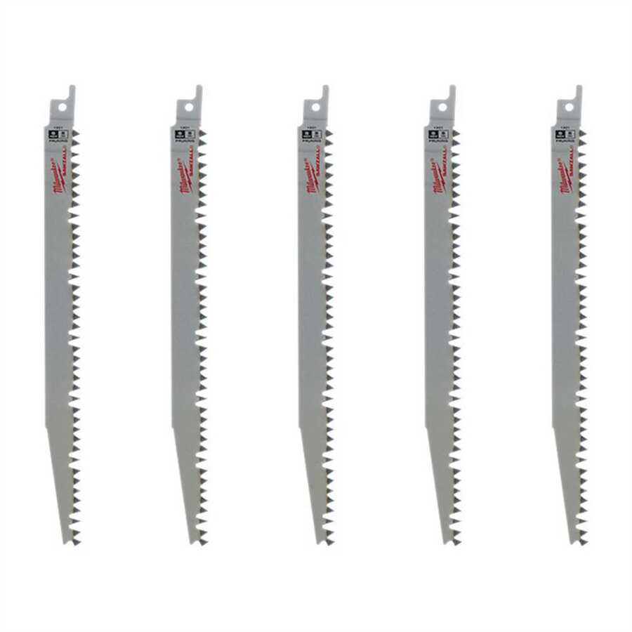 5-PK OF PRUNING SAWZALL RECIP SAW BLADES 5 TPI