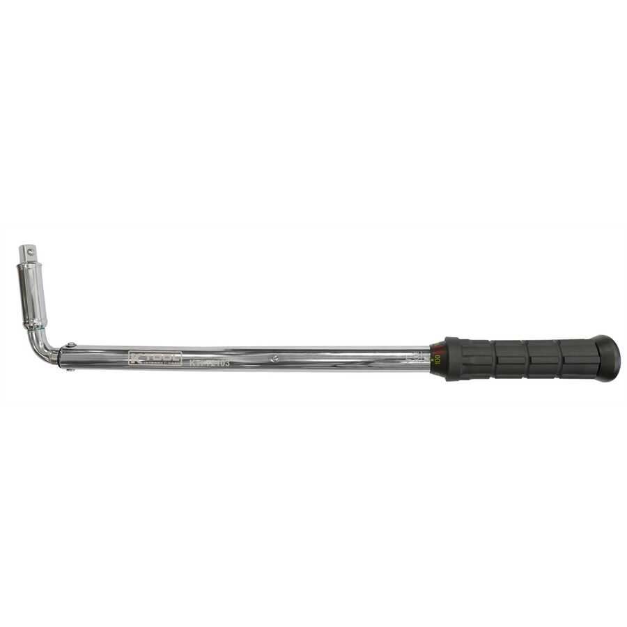 K Tool International | ARPJ-R | 5-in-1 Ratcheting Lugnut Torque Wrench with Preset Settings