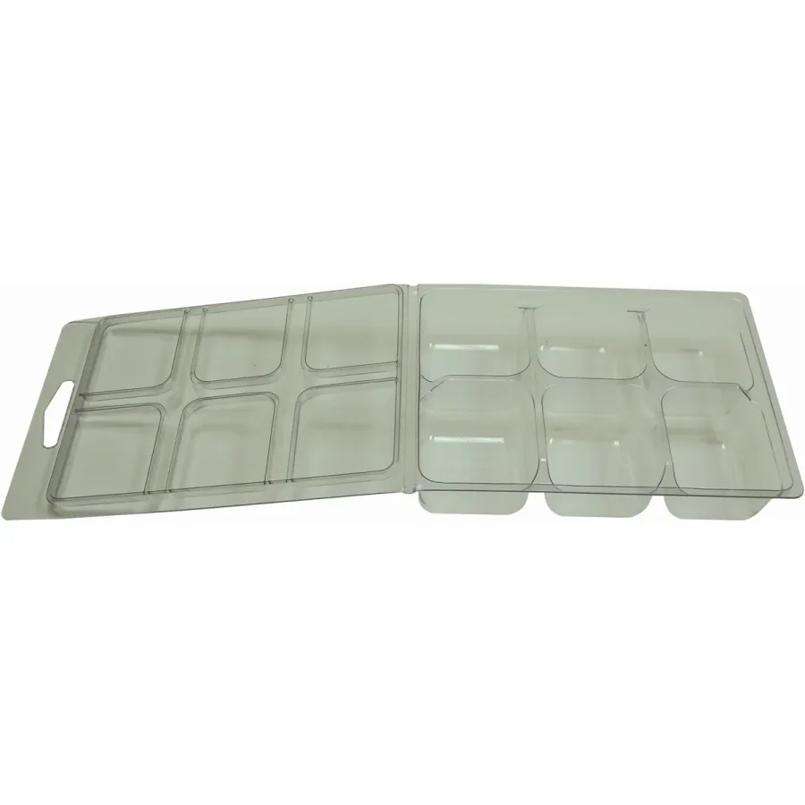 Plastic Box - 6 Compartment 3 3/4" x 5" x 1" (image for) Plastic Box - 6 Compartment 3 3/4" x 5" x 1"