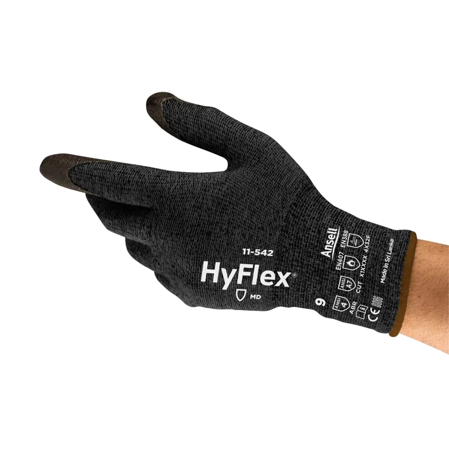 (image for) HYFLEX 11-542 LIGHTEST WGT HIGH CUT GLOVES, SZ 11