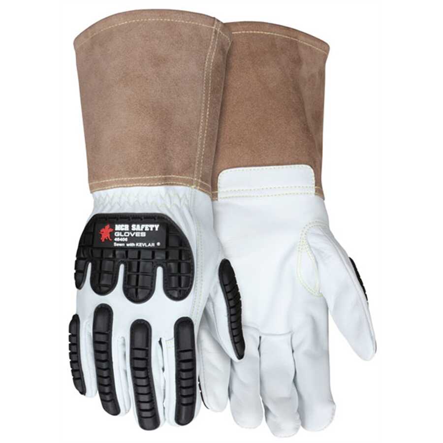 Welding Leather Welding Work Gloves Goatskin Leath