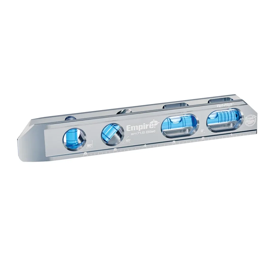 (image for) 8" True Blue Magnetic Billet Torpedo Level