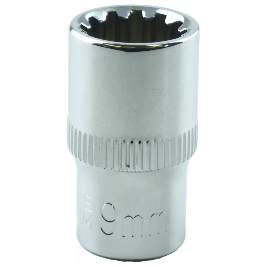 SPLINE SOC 1/4" DR 9MM
