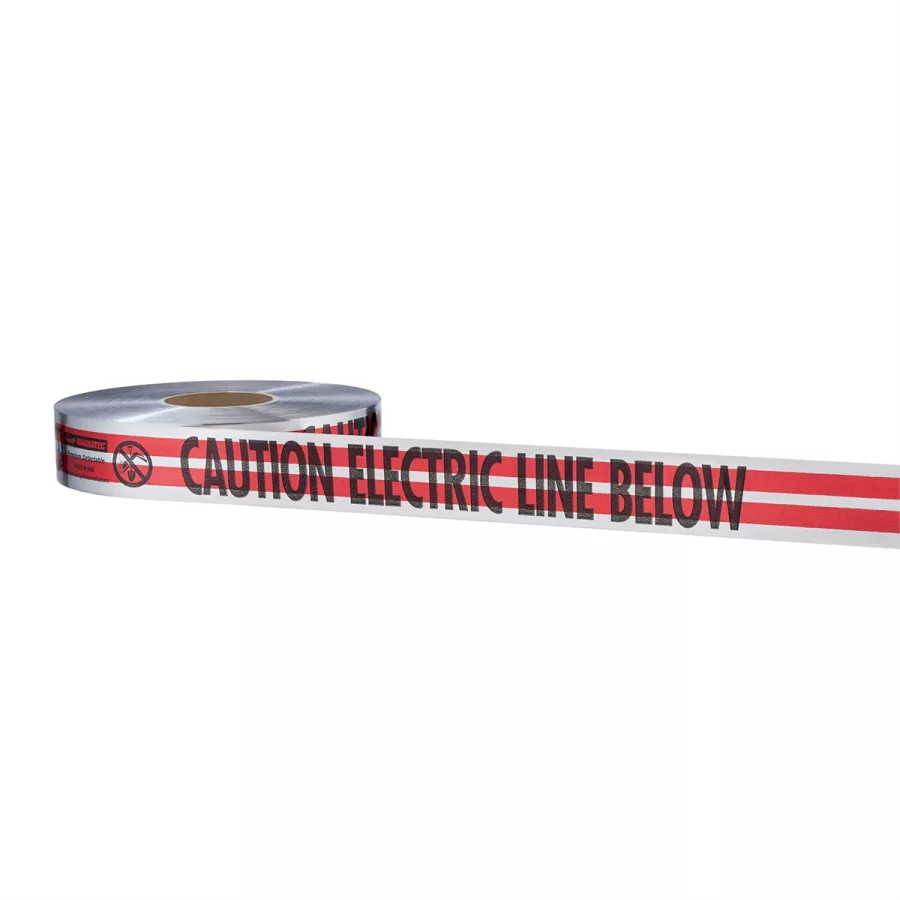 MAGNATEC Premium Detectable Tape-Electric Line (image for) MAGNATEC Premium Detectable Tape-Electric Line