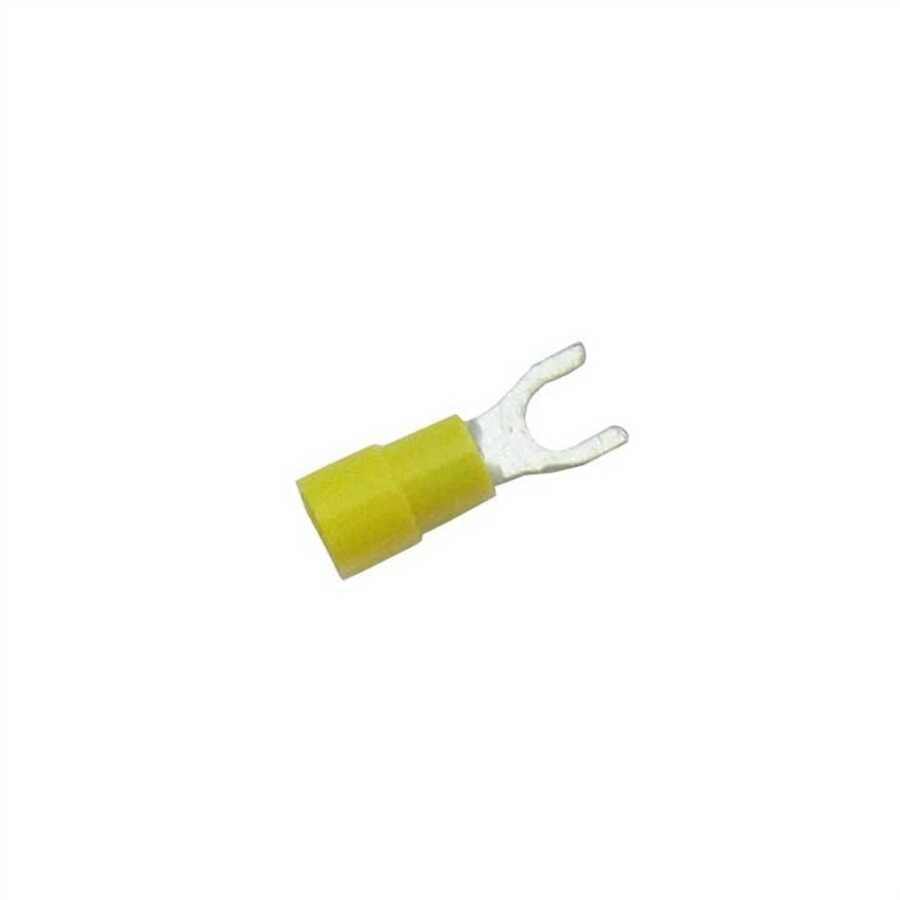 #8 Yellow Spade Vinyl Insulated (12-10) (Bag 100)