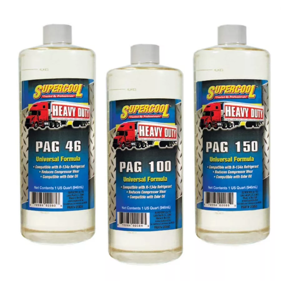Heavy Duty PAG Oil Without UV Dye 46 Vis Gallon (Case of 4)