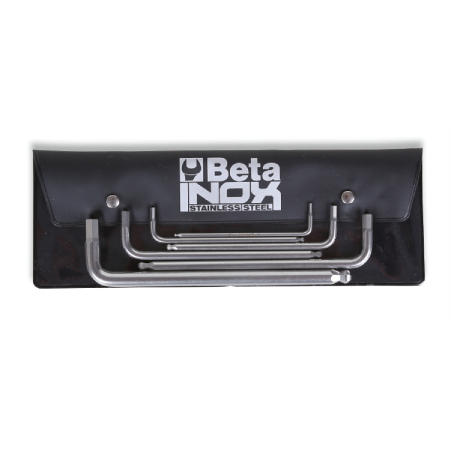 6-Piece 2.5 to 8 mm Ball End Hex Key Set in Wallet
